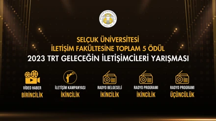 Selçuk İletişim, TRT Geleceğin İletişimcileri Yarışması'nda en çok ödül alan fakülte oldu